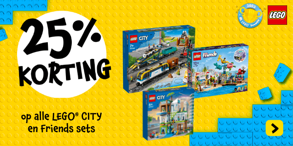 Profiteer van korting op alle LEGO® CITY & Friends sets